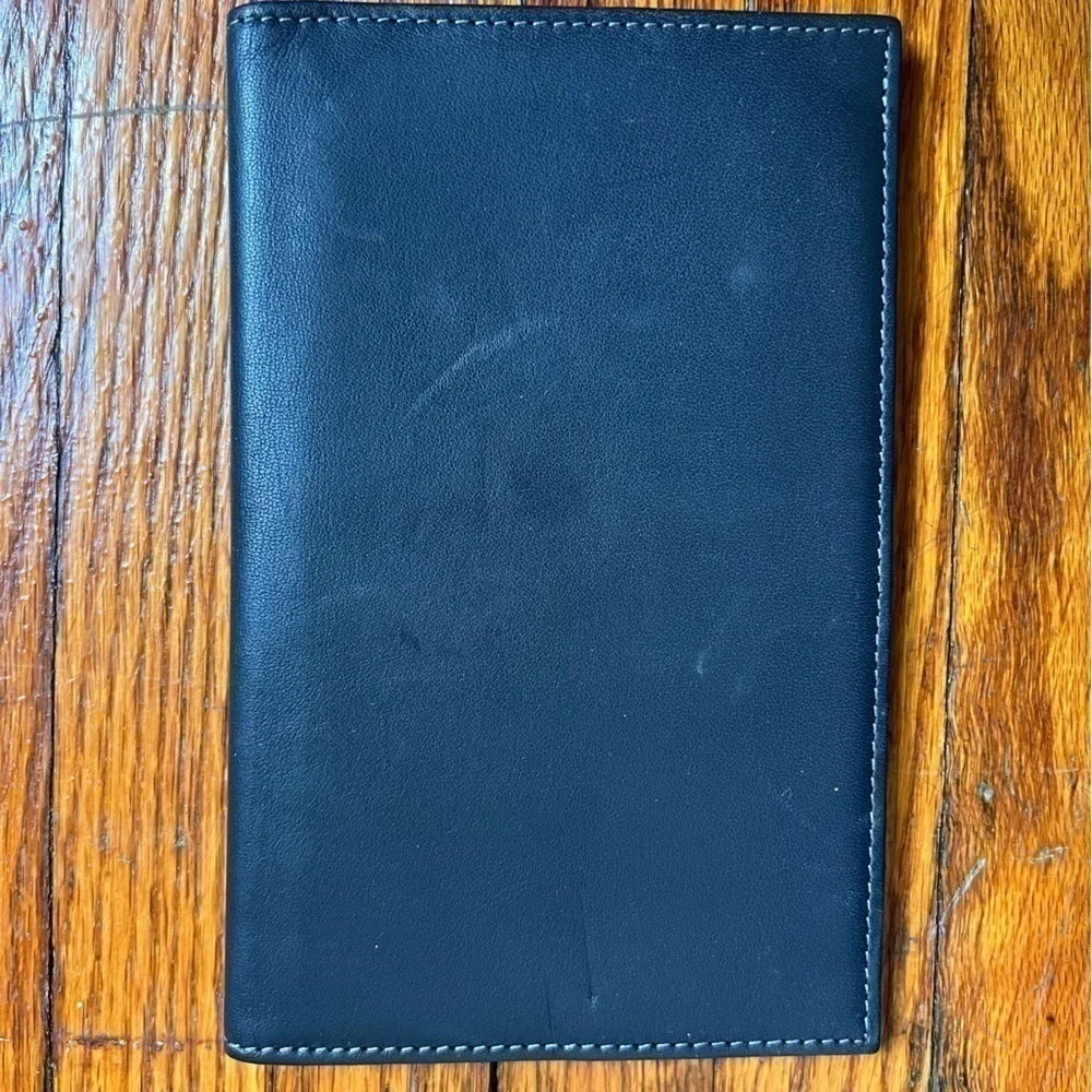 British Airways Concorde Grey Leather Notepad and Card Carrier/ Passport Holder‎